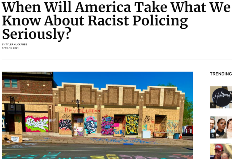 ARTICLE:  When Will America Take What We Know About Racist Policing&nbsp;Seriously?