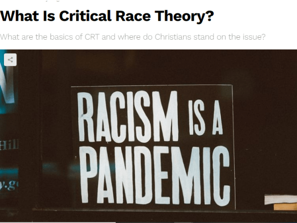 ARTICLE:  What is Critical Race&nbsp;Theory?