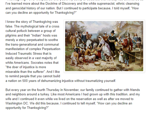 ARTICLE: Why I Decline This Opportunity for&nbsp;Thanksgiving