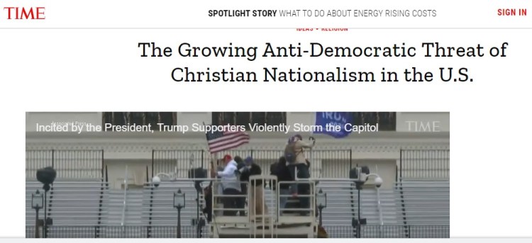 ARTICLE: The Growing Anti-Democratic Threat of Christian&nbsp;Nationalism