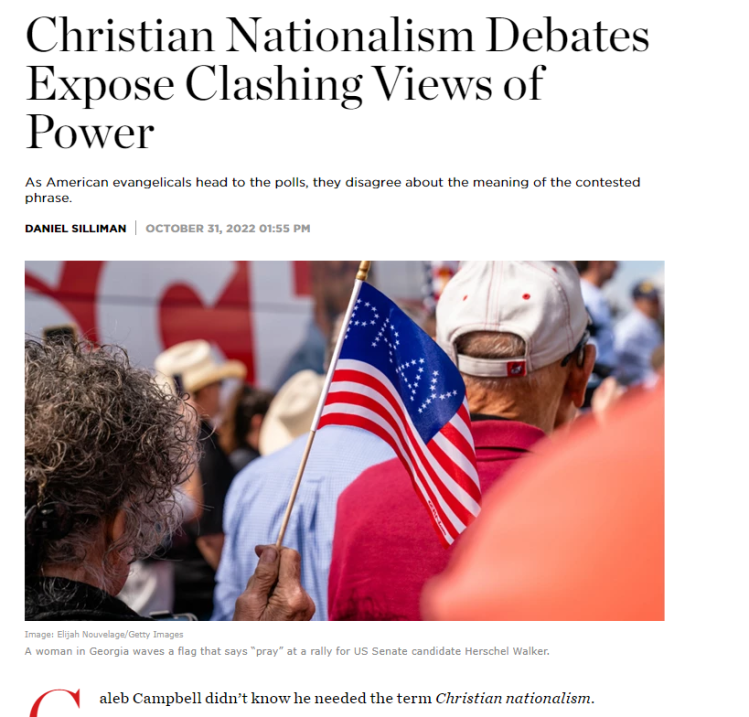 ARTICLE: Christian Nationalism Debates Expose Clashing Views of&nbsp;Power