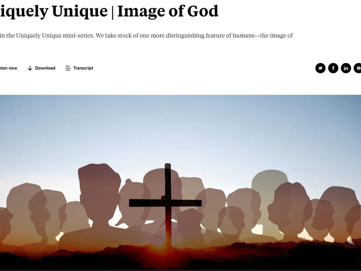 PODCAST: Uniquely Unique | Image of&nbsp;God