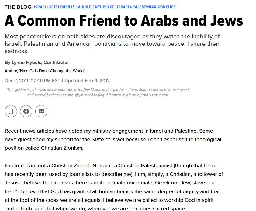 ARTICLE: A Common Friend to Arabs and&nbsp;Jews